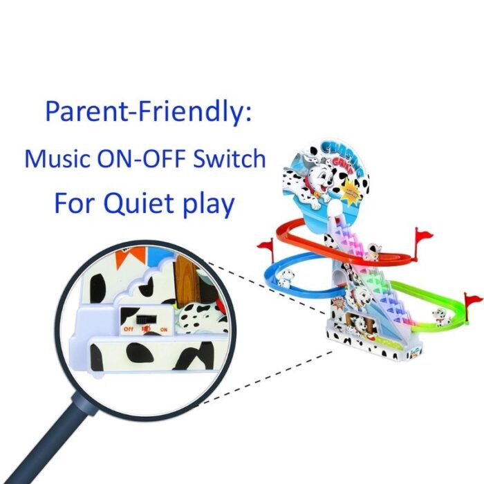 Dalmatian Spotty Dog Chasing Playset - 4 Years+ Age