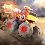 MOONTOY 3 Pack Friction Powered Toy Cars - 1 Year+ Age