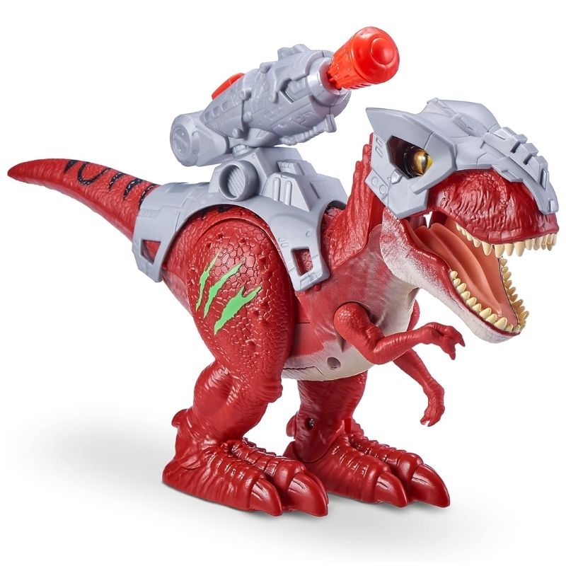 Robo Alive Dino Wars Walking T-Rex Toy With Epic Armor-3 Years+ Age